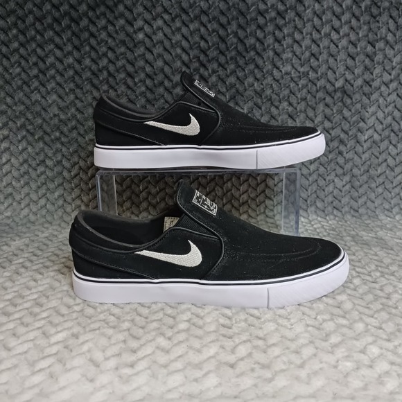 Nike SB Janoski OG+ Slip On Men's Shoes Sneakers Black White FN5893-001 Size 5.5